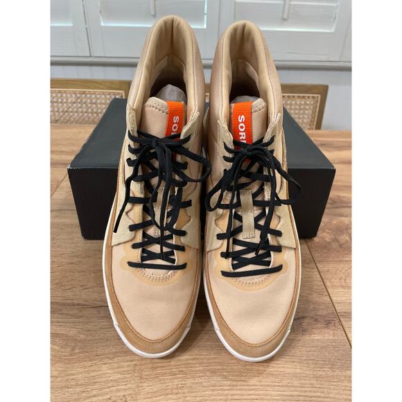 Sorel Women's Ona 503 Mid High-Top Sneaker Suede Textile Upper Size 9.5 NIB - Picture 4 of 13